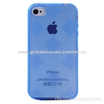 New Waffle Design TPU Hard Shell for iPhone 4/4s, iPhone 5/5s